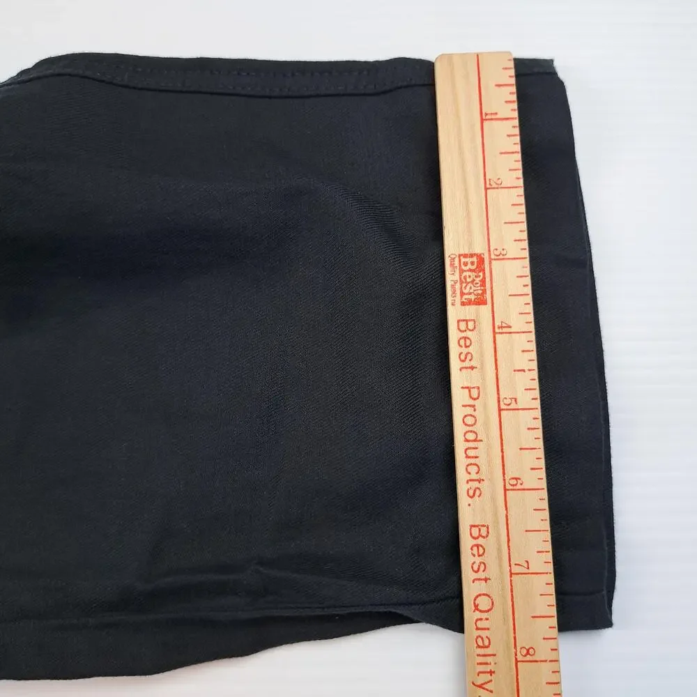 Banana Republic Pants Mens Large Black Linen Ankle Elastic Waist Pull On Relaxed